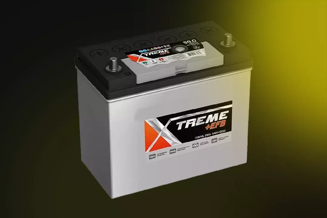XTREME Аккумулятор +EFB 59Ah 540A 75B24L обратная полярность